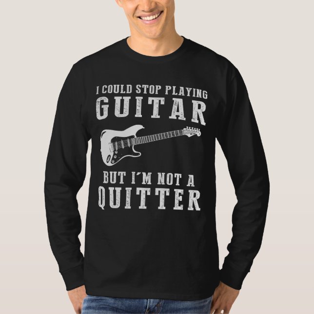 Camiseta Golpeando con una hebilla - Podría dejar de jugar  (Anverso)