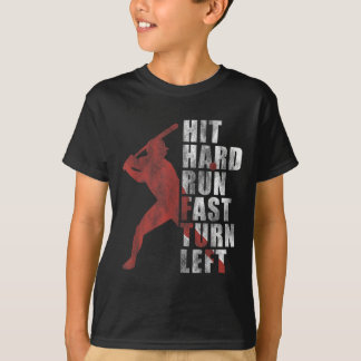Camiseta Golpear a la izquierda con jugador de béisbol dive