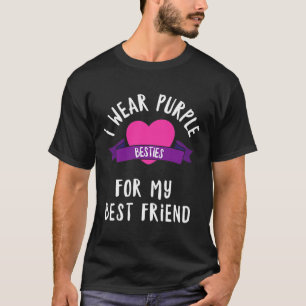 Camiseta Golpear A Los Alzheimers Lleva Púrpura Por Mi Mejo
