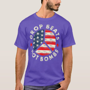 Camiseta Golpear a los DJ y a los amantes de la música anti