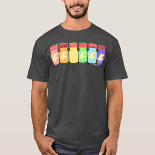 Camiseta Golpear a los pinchos arcoiris modernos