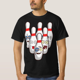 Camiseta Golpear A Los Pines De Bolera Cute Duckpins Jugand