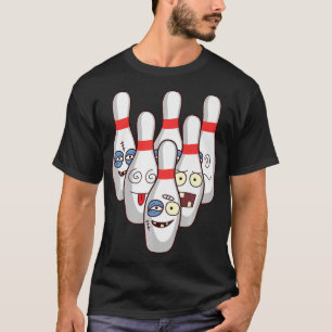 Camiseta Golpear A Los Pines De Bolera Cute Duckpins Jugand