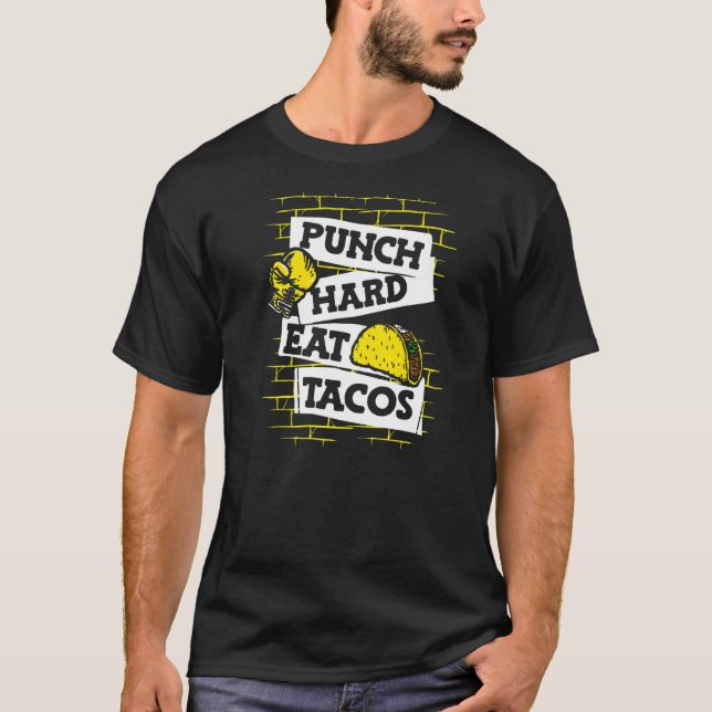 Camiseta Golpear al boxeador tailandés Kickboxer Bo (Anverso)