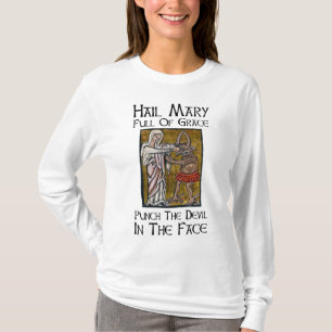 Camiseta ¡Golpear al diablo en la cara!