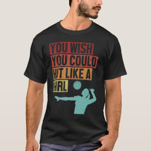 Camiseta Golpear como entrenador de equipo de Chica Volleyb