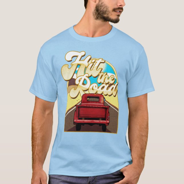Camiseta Golpear el camino (Anverso)