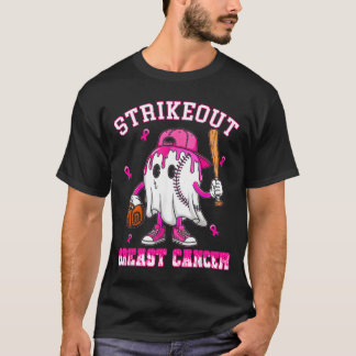 Camiseta Golpear el Cáncer de Seno Lucha de Béisbol por la