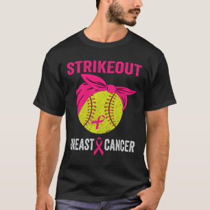Camiseta Golpear Fuera de Softll Conciencia del Cáncer de S