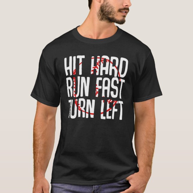 Camiseta Golpear la carrera dura vuelta rápido a la izquier (Anverso)
