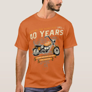 Camiseta Golpear la carretera durante 40 años Biker 40 Boda