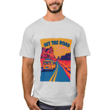 Golpear La Carretera - Vintage Camper Van Road Tee