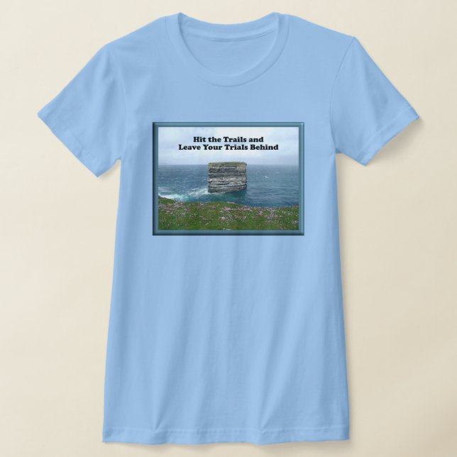 Camiseta Golpear los senderos y dejar el juicio atrás (Distribución)