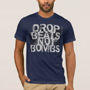 Camiseta Golpear no bombardear
