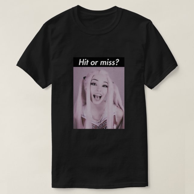 Camiseta Golpear o perder Belle Delphine Classic (Diseño del anverso)