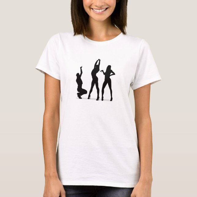 Camiseta Golpear una dosis - Siluetas de vogue (Anverso)