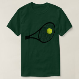 Camiseta Golpear una pelota de tenis