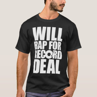 Camiseta Golpeará para el trato de registro - tipo blanco