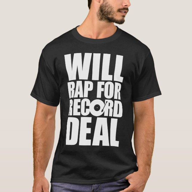 Camiseta Golpeará para el trato de registro - tipo blanco (Anverso)