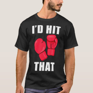 Camiseta Golpearía ese divertido dicho kickboxing hombres m