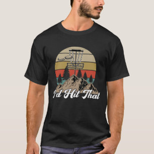 Camiseta Golpearía ese Frisbee de Golf de Disco  Retro Vint