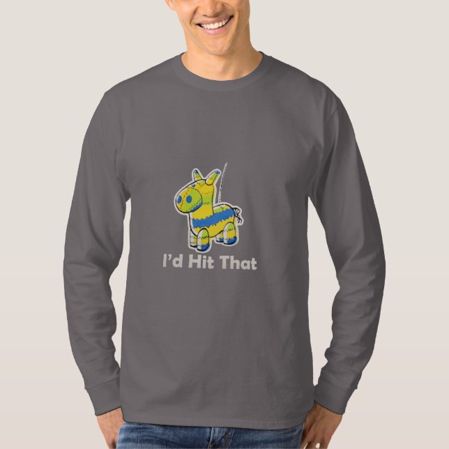 Camiseta Golpearía eso divertido (Anverso)