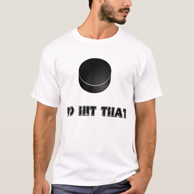 Camiseta Golpearía eso (el hockey) (Anverso)