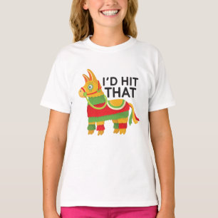 Camiseta Golpearía que regalo divertido del fiesta de Cinc