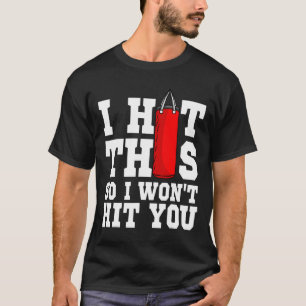 Camiseta Golpeé esto para que no te golpee entrenador de bo