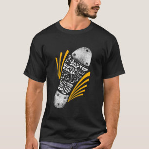 Camiseta Golpee ligeramente el naranja del zapato -