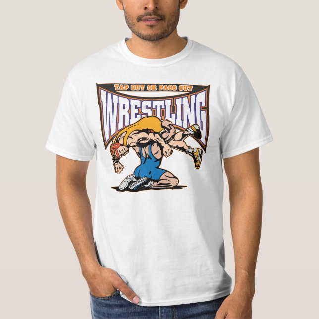 Camiseta Golpee ligeramente hacia fuera a los luchadores (Anverso)