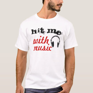 Camiseta Golpéeme con música