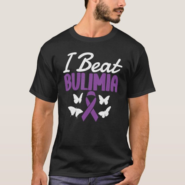Camiseta Golpeo A Bulimia Porque Soy Mujeres Fuertes En Rs  (Anverso)