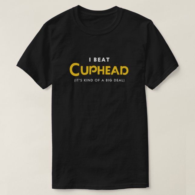 Camiseta Golpeo Cuphead (Diseño del anverso)