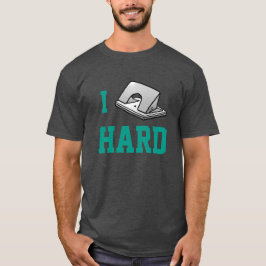 Camiseta Golpeo Fuerte Humor de Oficina Divertido