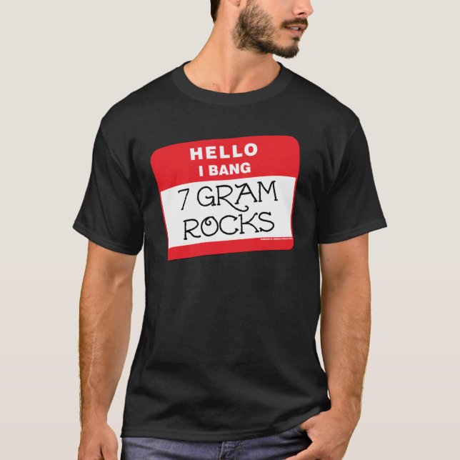 Camiseta Golpeo rocas de 7 gramos (Anverso)