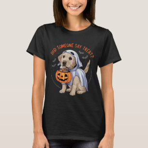 Camiseta Golpes de cachorro Labrador fantasma Halloween per