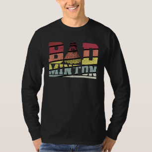 Camiseta Golpes de deporte de raqueta de bádminton