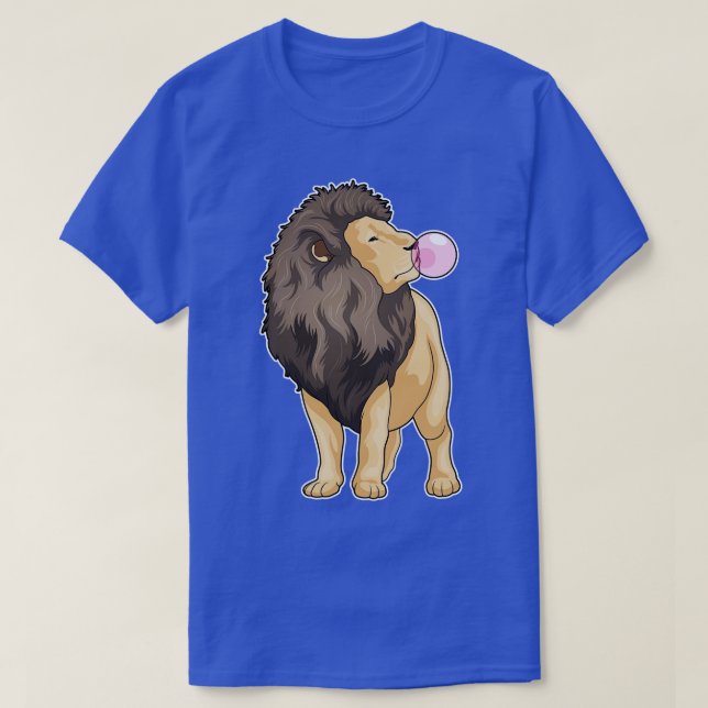 Camiseta Goma de mascar león (Diseño del anverso)