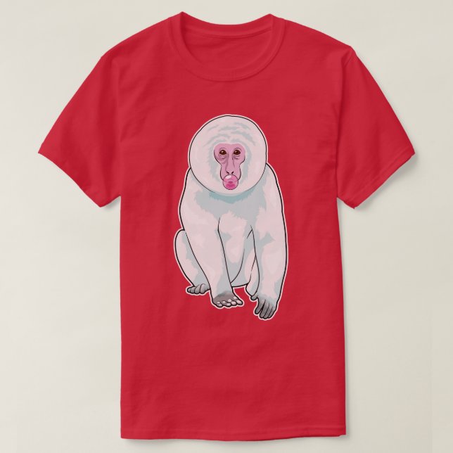 Camiseta Goma de mascar mono (Diseño del anverso)