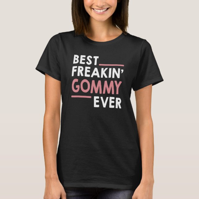 Camiseta Gommy para las mujeres Abuela más linda Gommy frik (Anverso)