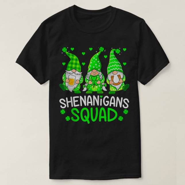 Camiseta Gomnes Shenanigans Squad Proud Irish St Patricks D (Diseño del anverso)