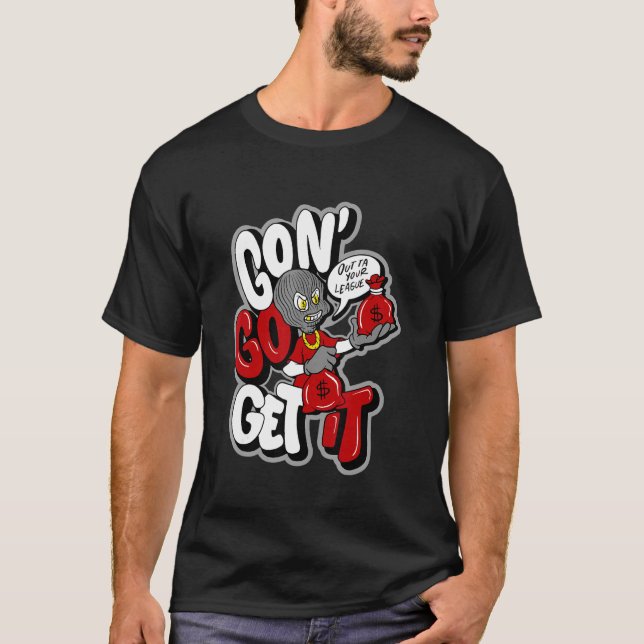 Camiseta Gon Go Get It Tee To Mating High Og Patent Bred (Anverso)