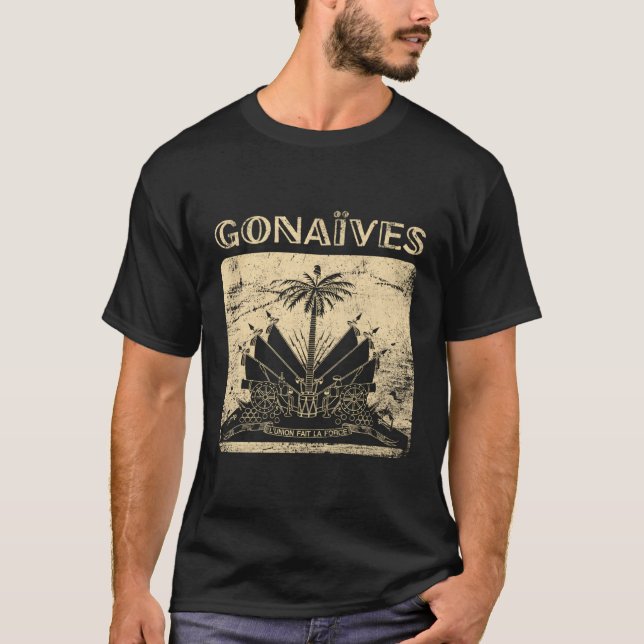 Camiseta Gonaives Independencia De La Bandera De Haití (Anverso)