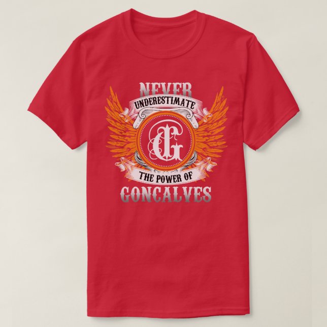 Camiseta Goncalves Name Shirt Nunca Subestima El Poder (Diseño del anverso)