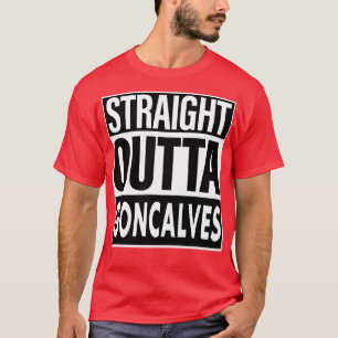 Camiseta Goncalves Nombre Straight Outta Goncalves 1