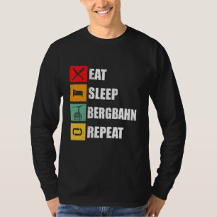 Camiseta Gondola de ferrocarril por cable  Comer Dormir Fer
