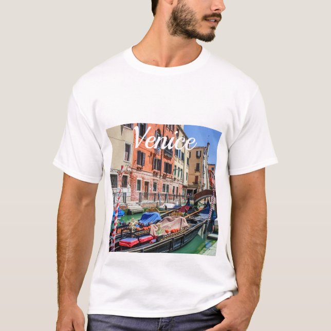 Camiseta Góndola tradicional de Venecia (Anverso)