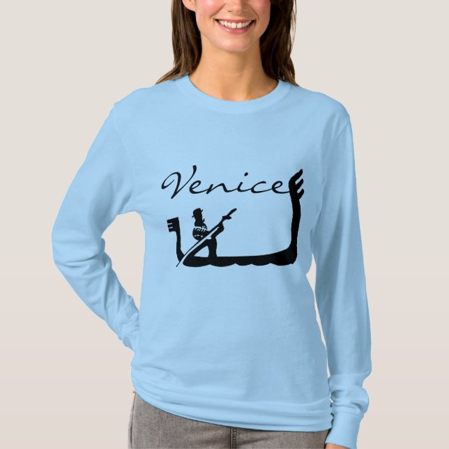 Camiseta Gondola, Venecia (Anverso)
