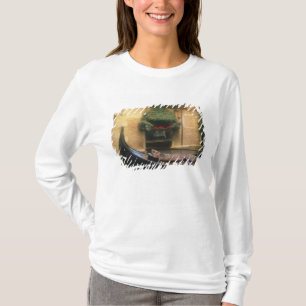Camiseta Góndola y restaurante, Venecia, Véneto, Italia